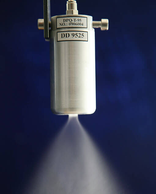 first ultrasonic spray nozzle